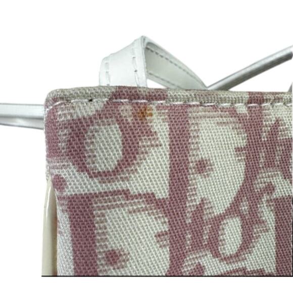 Christian Dior Pink Trotter Logo "1" Vintage Crossbody Pouch (CDXX200) - Picture 7 of 10